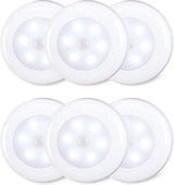 STAR-SPANGLED 2.8” Stick-On LED Puck – Neutral Cool White Accent for Intentional Under-Cabinet and Pantry Spaces