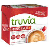 Truvia Monk Fruit Sweetener Packets – Focus-Friendly Office Break Room Staple for Long Workdays, Zero Sugar