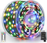 Ollny Dimmable LED String Lights 330ft – 8 Mode Decorative Lighting for Mantel, Stairway and Holiday Home Styling