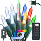 Cool White & Multicolor - Color Changing - 100 LED