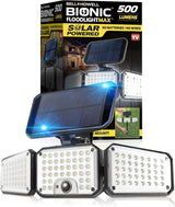 Bionic Solar Flood Light 2-Pack – Portable Outdoor Lighting for Patio, Camping, and Backyard Gatherings