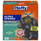 Hefty Ultra Strong 30 Gallon Trash Bags – Break-Resistant Drawstring Liners That Prevent Messy Blowouts