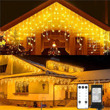 Blingstar Icicle Lights – Thoughtful Housewarming Gift for New Homeowners, Set-and-Forget Timer and Remote