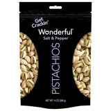 Wonderful Pistachios In Shell Seasoned Salt – Portable Protein Snack for Picnics, Patio Gatherings, and Hiking Trips, 14 oz Resealable Bag