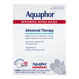 Aquaphor Repairing Hand Masks – Fragrance-Free 10-Minute Hand Treatment, Clean Single-Use Sachets for Intentional Routines