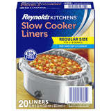 Reynolds Kitchens Slow Cooker Liners – FDA-Compliant BPA-Free Liner for Safer Family Slow Cooking