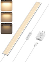 ASOKO Under Cabinet LED Bar – 1.61-Inch Slim Profile for Clean Uncluttered Kitchen Counters