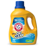 ARM & HAMMER OxiClean Laundry Soap – Hypoallergenic Laundry Cleaner for Households with Sensitive Skin and Eczema-Prone Family Members, 122 Loads