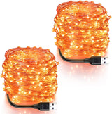 Blingstar USB Fairy Lights – Thoughtful Birthday Gift for Her, Cozy Bedroom Glow 66ft 2-Pack