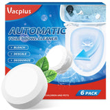 Vacplus Toilet Tank Cleaning Tablets – Busy Household Productivity Booster, Sustained-Release Bleach for Hands-Free Bathroom Upkeep