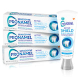 Sensodyne Pronamel Active Shield Whitening Toothpaste, Cool Mint – Daily Enamel Care Ritual for Sensitive Teeth, 3.4 oz (Pack of 3)