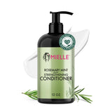 Mielle Organics Rosemary Mint Strengthening Hair Conditioner – Biotin-Infused Self-Care Ritual for Curly, Coily & Textured Hair, 12 oz