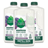 Seventh Generation Dish Soap Free & Clear – Unflavored Dish Soap for Clutter-Free Kitchens, 3 Pack Refill