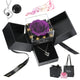 Purple Rose + Copper Necklace