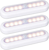 STAR-SPANGLED 7” Stick on LED Light Battery Powered – Motion Sensor Warm Light for Cozy Bedroom, Closet, and Under Cabinet Ambiance