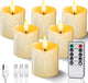 Ivory Base 2" x 2" (6 Pack,Rechargeable)