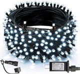 TW SHINE Christmas Lights – 200 LED String Lights for Bedroom Ambient Decor, 8 Modes Warm White Glow