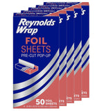 Reynolds Wrap Pre-Cut Foil Sheets – Busy Office Lunch Packing for Quick Midday Meals