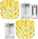 Avaspark 78FT Fairy Lights 3-Pack – Thoughtful Housewarming Gift for Her, Warm Bedroom Decor with Remote and Timer