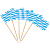 AhfuLife 48 Country Flag Toothpicks – Living Room Aesthetic Accent for World Cup Viewing Nights, Stylish Sports Bar Decor