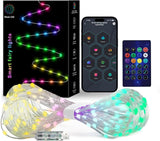 Adecorty Music Sync LED Lights – Unique Housewarming Gift, 16M DIY Colors with Remote