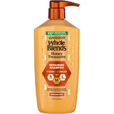 Garnier Whole Blends Honey Treasures Repairing Shampoo – Premium Honey-Infused Hair Repair, Elegant 2-Pack for the Refined Home