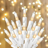 TW SHINE Christmas String Lights – Cozy Bedroom Decor with Warm White Mini Bulbs for Living Room Ambiance
