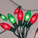 C9 Incandescent - Clear Red/Green