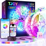 LuminoGlow LED Strip Lights – Modern Bedroom Decor with 16 Million Colors and Music Sync, 60ft to 120ft