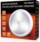 STAR-SPANGLED Battery Ceiling Light – Sleek 5000K Natural White Fixture for Living Room Transitions and Foyers
