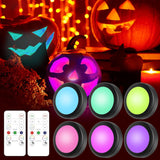 Yiliaw LED Puck Lights – Clean Wireless Lighting for Clutter-Free Kitchens and Closets, No Drilling Required