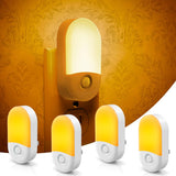 L LOHAS Minimalist Nightlight – Compact 0.6W LED for Uncluttered Hallways and Bedrooms, Dusk-to-Dawn Auto Sensor