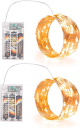 Glowhome Fairy Lights – Child Safe Nursery Night Light, Battery Operated with Automatic Timer