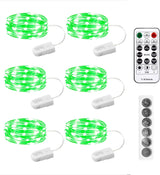 LumLux Fairy Lights Battery Powered – Child Safe Nursery String Lights for Crib Shelf, Stroller Canopy, and Baby Room Decor