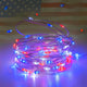 Red Blue White - 4th of July 4 pack 50 LED