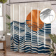 B- Art Sunset+12 Metal Hooks - 72"W x 72"L (Pack of 1)