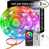 LuminNest LED Strip Lights – Safe and Cool to the Touch for Kids Bedroom, RGB Music Sync