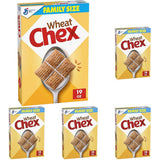 Wheat Chex Breakfast Cereal – After-School Snack for Kids, No Artificial Colors