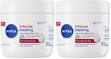 NIVEA Intense Healing Body Cream – Travel Jar for Camping, Hiking, and Weekend Getaways, 13.5 Oz