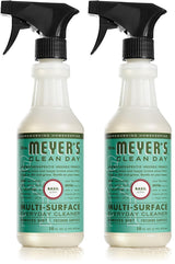MRS. MEYER'S CLEAN DAY All-Purpose Cleaner Spray, Basil, 16 fl. oz – Thoughtful Housewarming Gift for New Homeowners