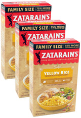 Zatarain's Family Size Yellow Rice, 15 oz – Clean Label Gluten-Free Side for Ingredient-Conscious Homes