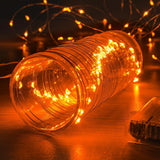 Aurora Glow Battery Fairy Lights – Cozy Bedroom String Lights with Timer, 16.4ft Copper Wire for Living Room Ambiance