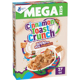 Cinnamon Toast Crunch Mega 27 oz Cinnamon Cereal Box for Holiday Hostess and Housewarming Gifts
