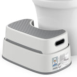 MR.SIGA Toilet Stool Squat – Non-Slip Bathroom Stability Aid for Accessible Bathrooms, TPR Feet Grip Tile and Hardwood