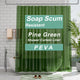 Clear Pine Green - 72"W x 78"L (Pack of 1)