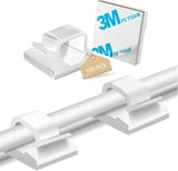 Cable Tidy Co. Desk Cable Clips – Home Office Cord Organizer for Focused Workdays
