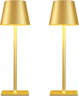 LEDLUX Modern Table Lamp – Slim 15-Inch Cordless Decor Light for Living Room and Bedroom Ambiance