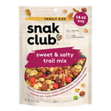 Snak Club Sweet & Salty Trail Mix, Family Size – Backpacking Pack Fuel for Outdoor Excursions, 14 oz Bag