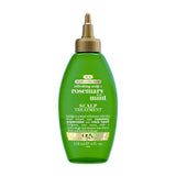OGX Extra Strength Refreshing Scalp + Rosemary Oil Mint Dry Scalp Treatment – Invigorating Scent for Yoga Room Refresh, Cooling Leave-In Scalp Detox
