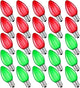 25 Pack - Green and Red